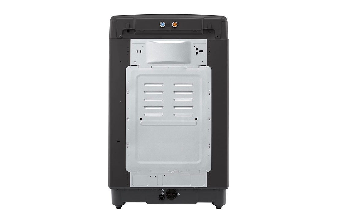 LG Smart Inverter Top Load Washing Machine, 11KG, Black, Back view, T2311VSAB, thumbnail 13