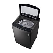 LG Smart Inverter Top Load Washing Machine, 11KG, Black, Right top view with door open, T2311VSAB, thumbnail 9