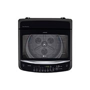 LG Smart Inverter Top Load Washing Machine, 11KG, Black, Top view, T2311VSAB, thumbnail 3