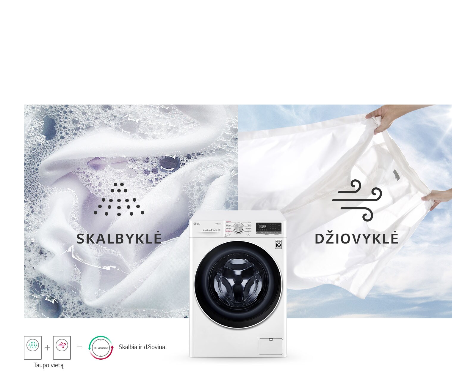 Skalbyklė su džiovyklės funkcija1