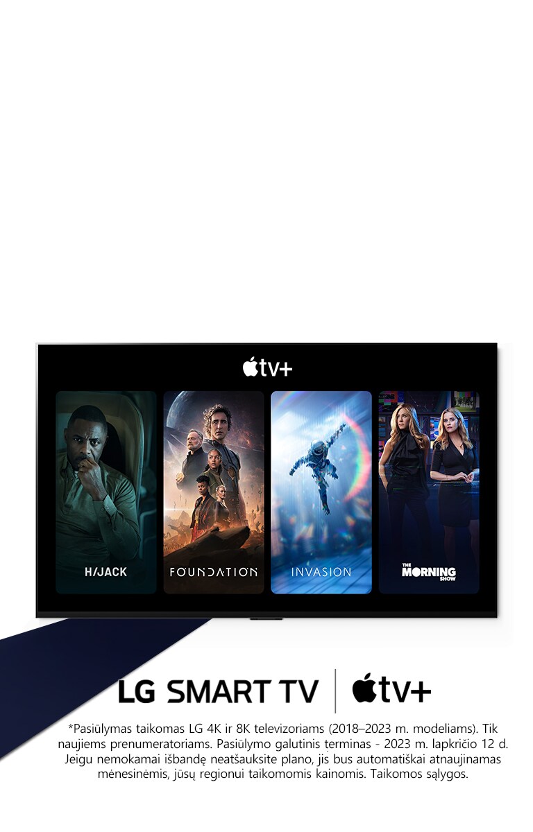 Gaukite „Apple TV+“ 3 mėnesiams nemokamai*