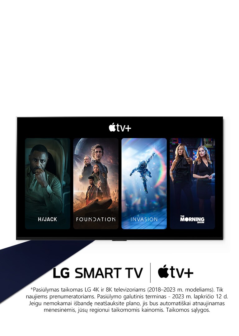  Gaukite „Apple TV+“ 3 mėnesiams nemokamai*