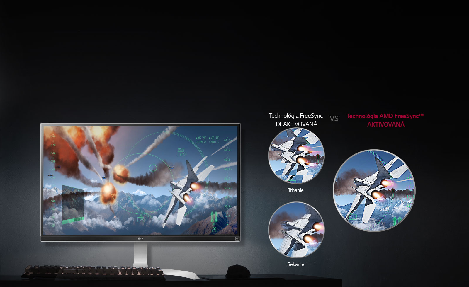 Žaidimai be vaizdo trūkių su „AMD FreeSync™<br>1
