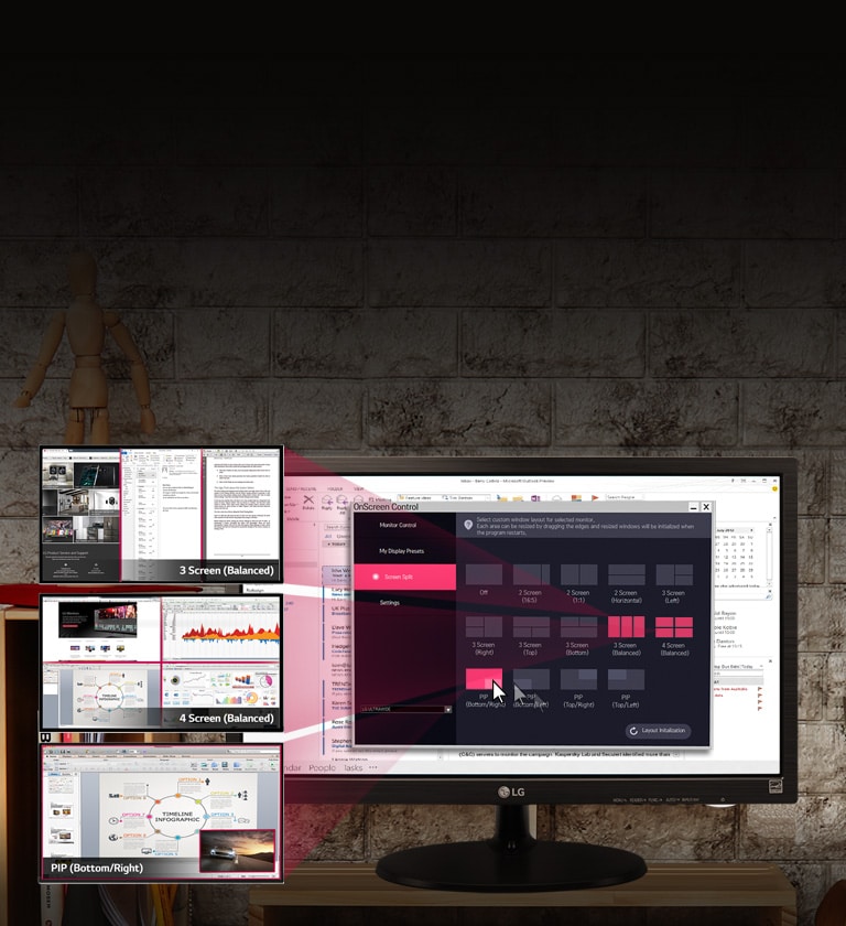 Darbo erdvės paruošimas kelioms užduotims vienu metu vykdyti