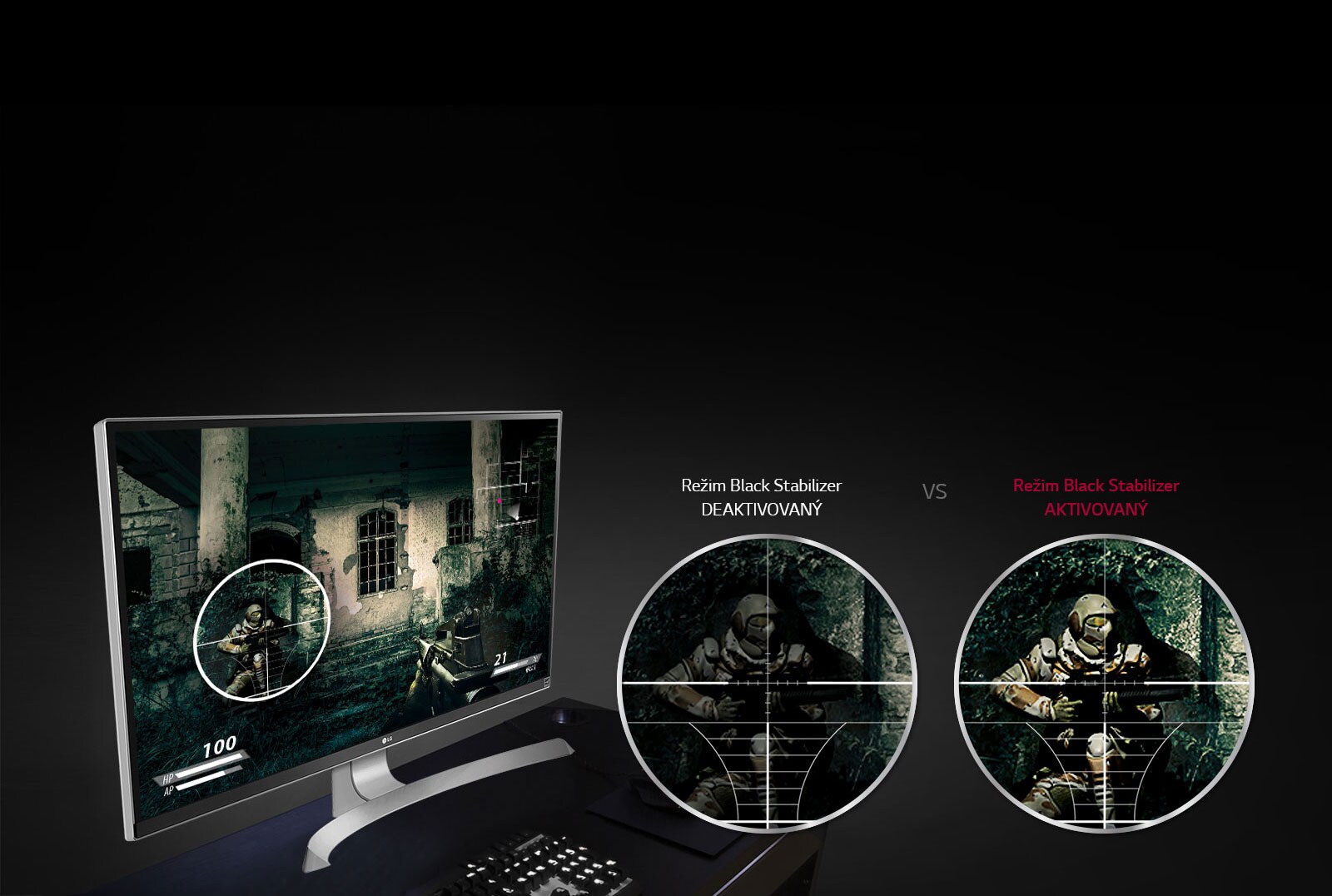 Matomumas, padedantis aptikti priešininkus <br>1