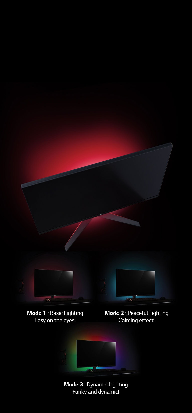 Sferos apšvietimas įkvepiantį žaidimų atmosferą2