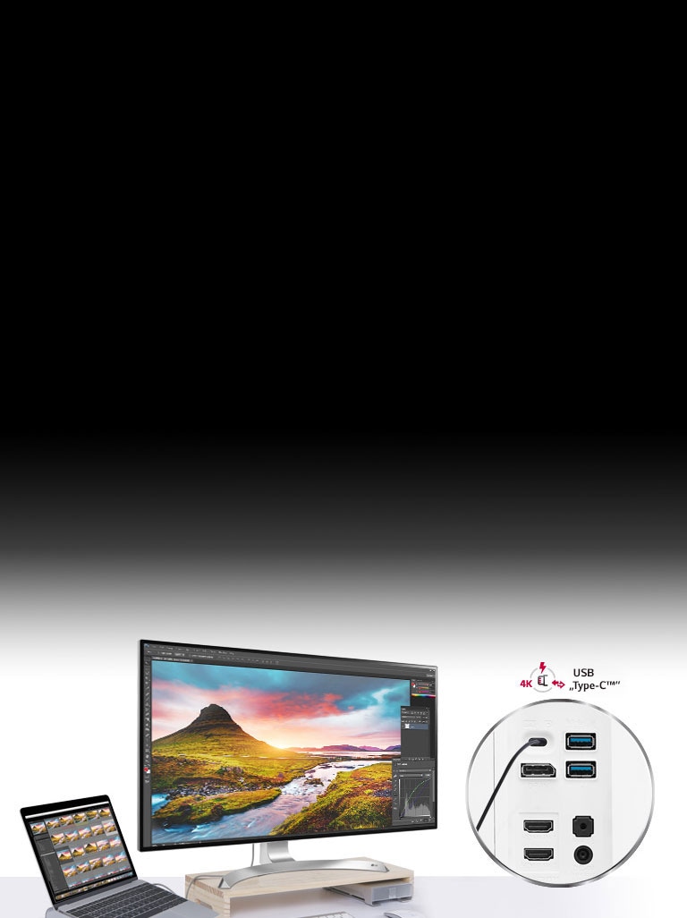 Užtenka vieno kabelio: USB „Type-C™“ <br>2