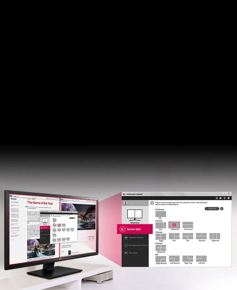 Įvairūs vaizdo perskyrimo būdai mygtuku2