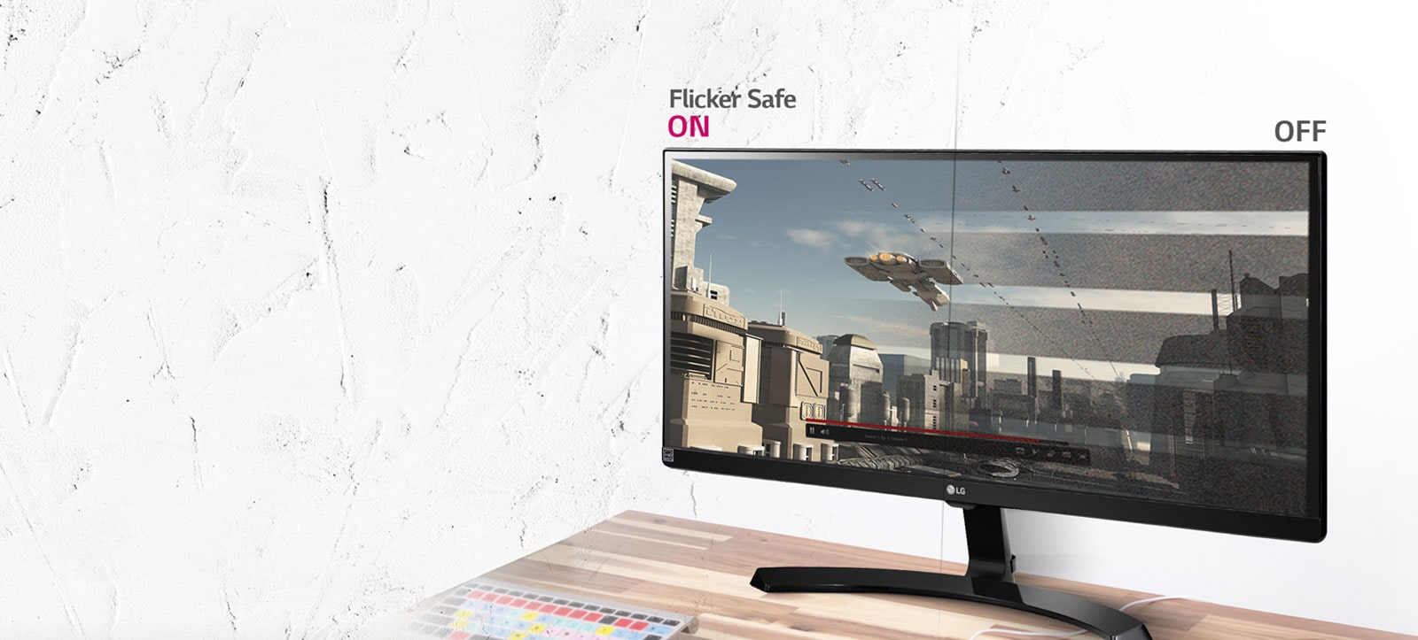 Akių komforto spalvos atvaizdavimas - Flicker Safe1