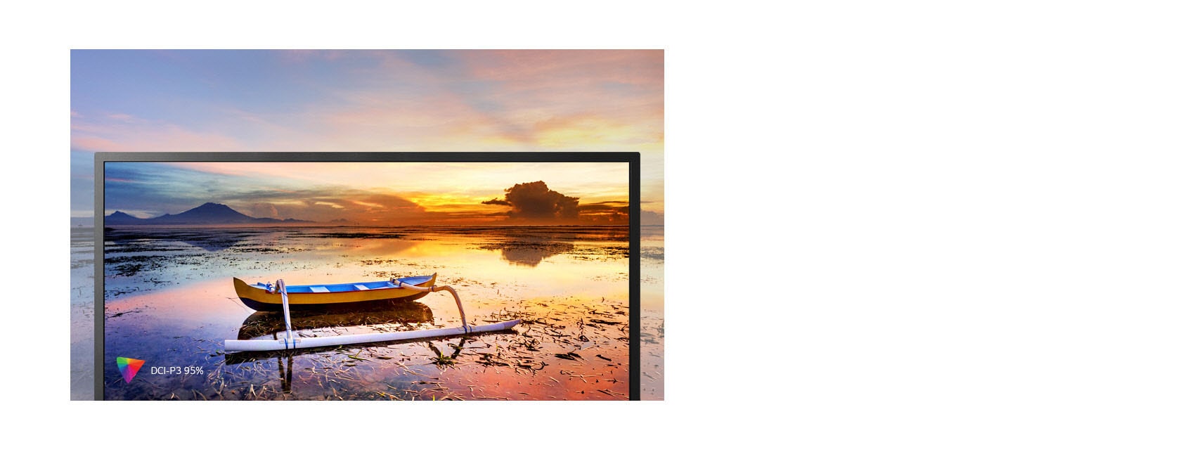Spalvų diapazonas – DCI-P3 95ų