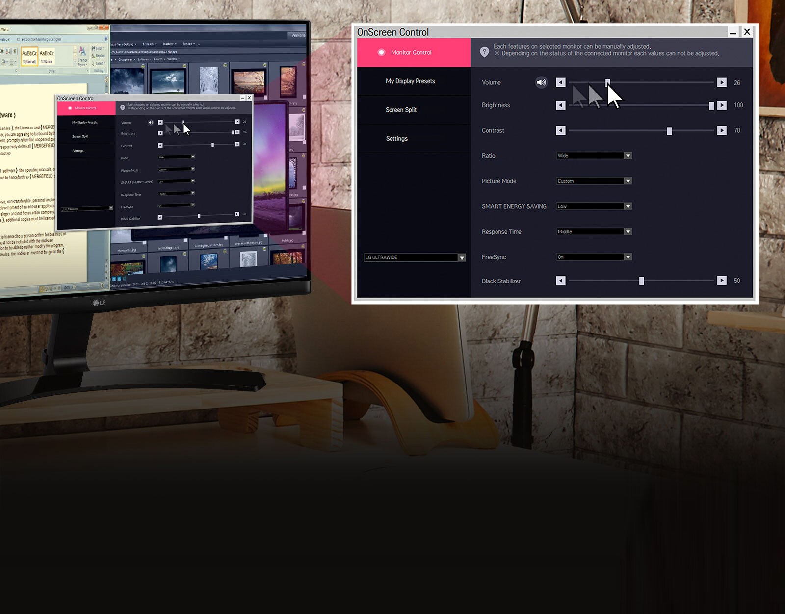 Išankstinės parinktys – vienu spustelėjimu1