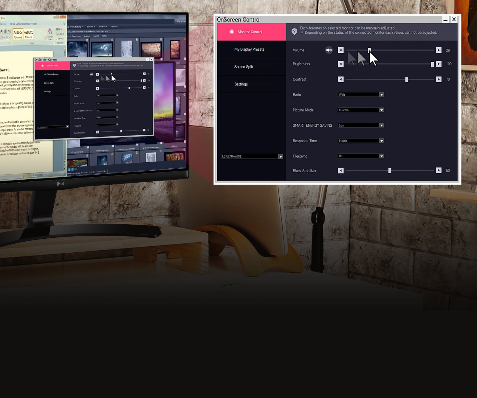 Išankstinės parinktys – vienu spustelėjimu1