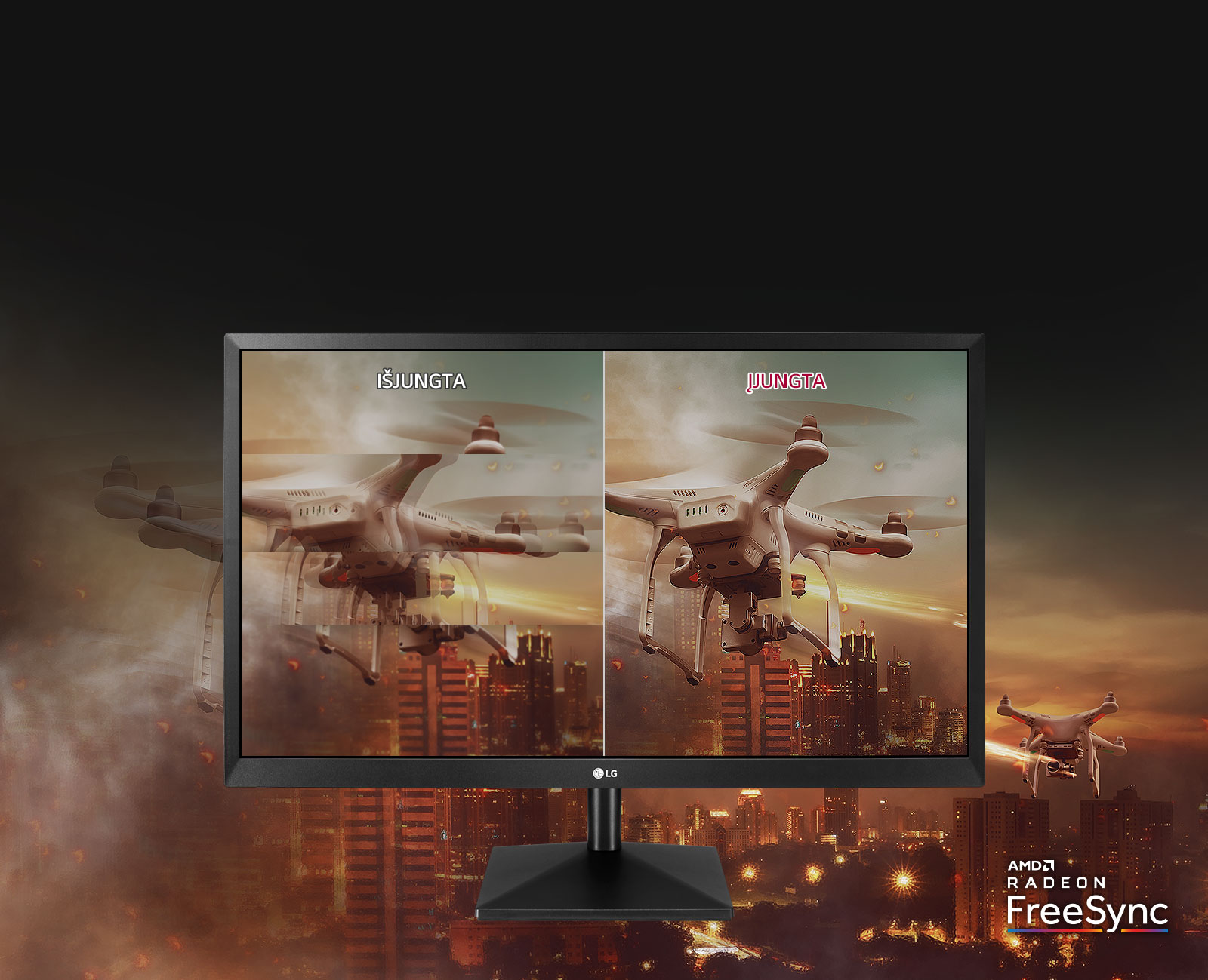 Aiškesnis, tolygesnis vaizdas<br>1