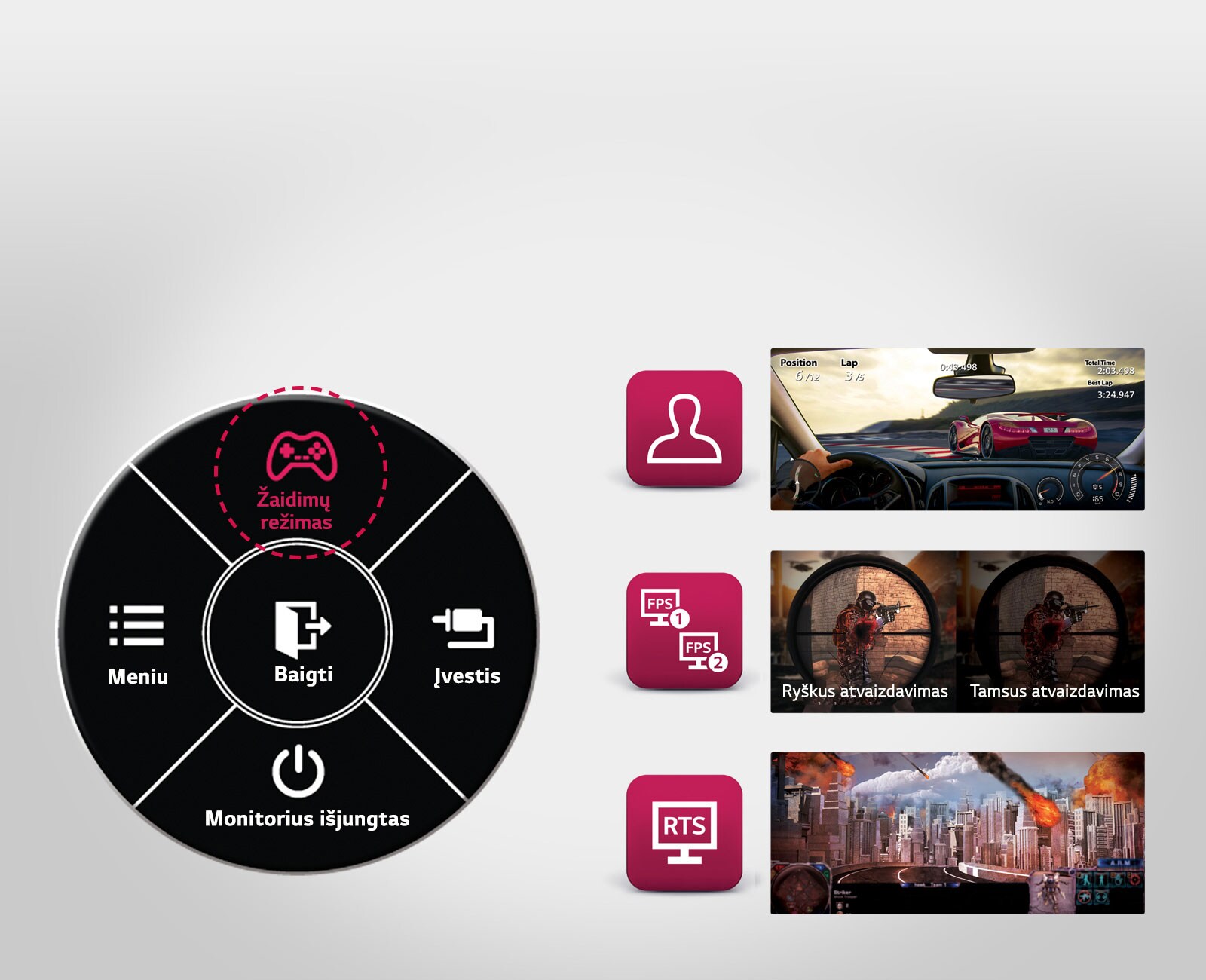 Suasmeninkite žaidimų patirtį<br>1