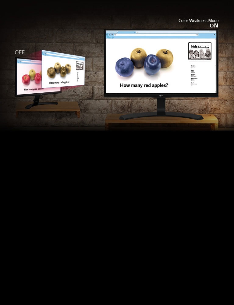 Spalvų paryškinimas blogai skiriantiems spalvas2