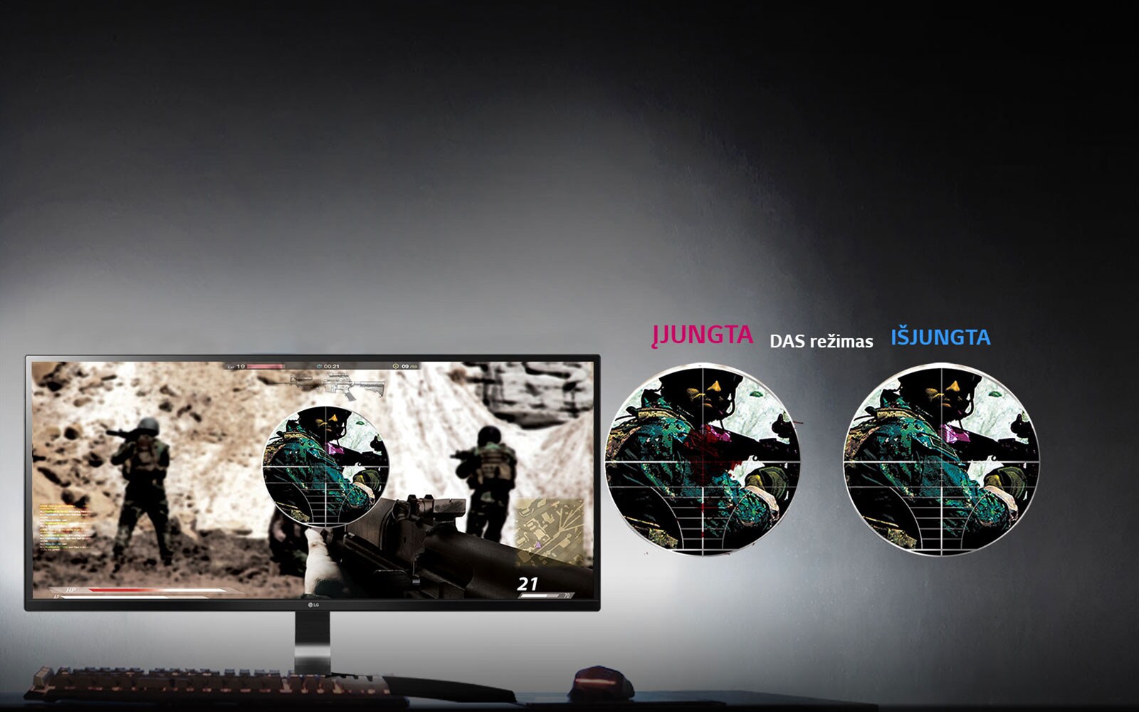 Laimėti leis žaidime naudojamų funkcijų įvairovė: DAS režimas