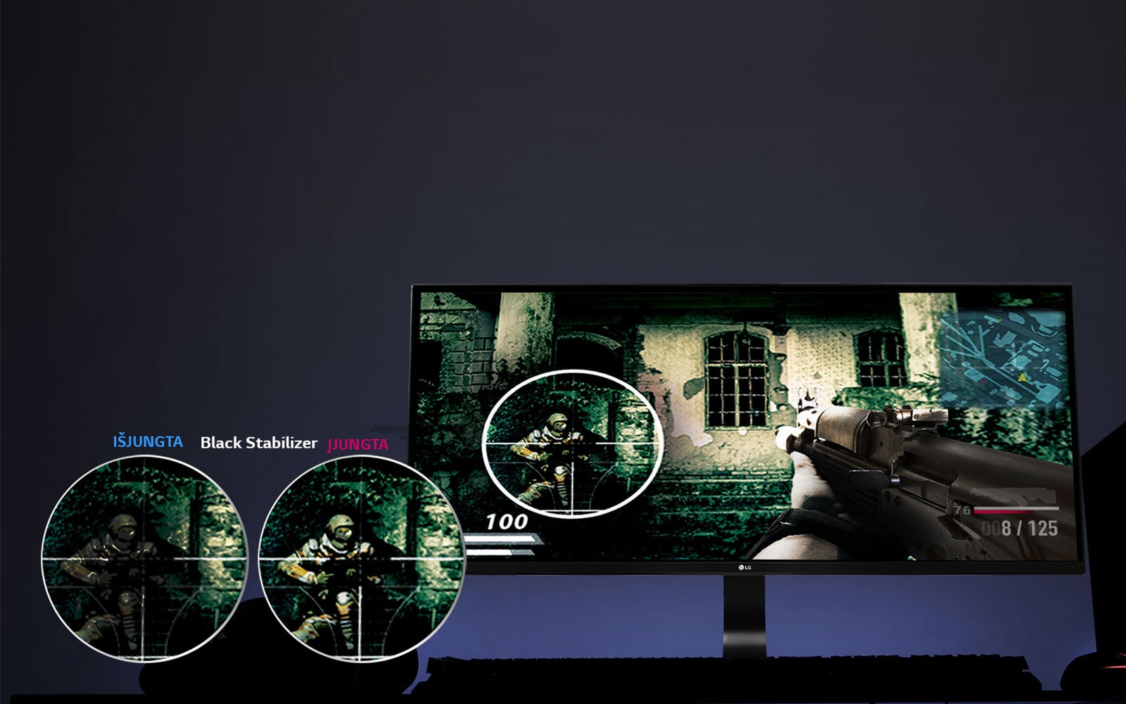 Laimėti leis žaidime naudojamų funkcijų įvairovė: Juodos spalvos stabilizatorius