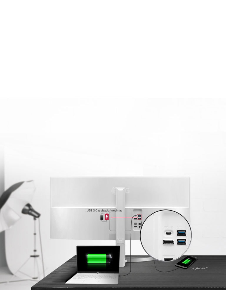 USB 3.0 greitojo įkrovimo universalumas ir našumas2