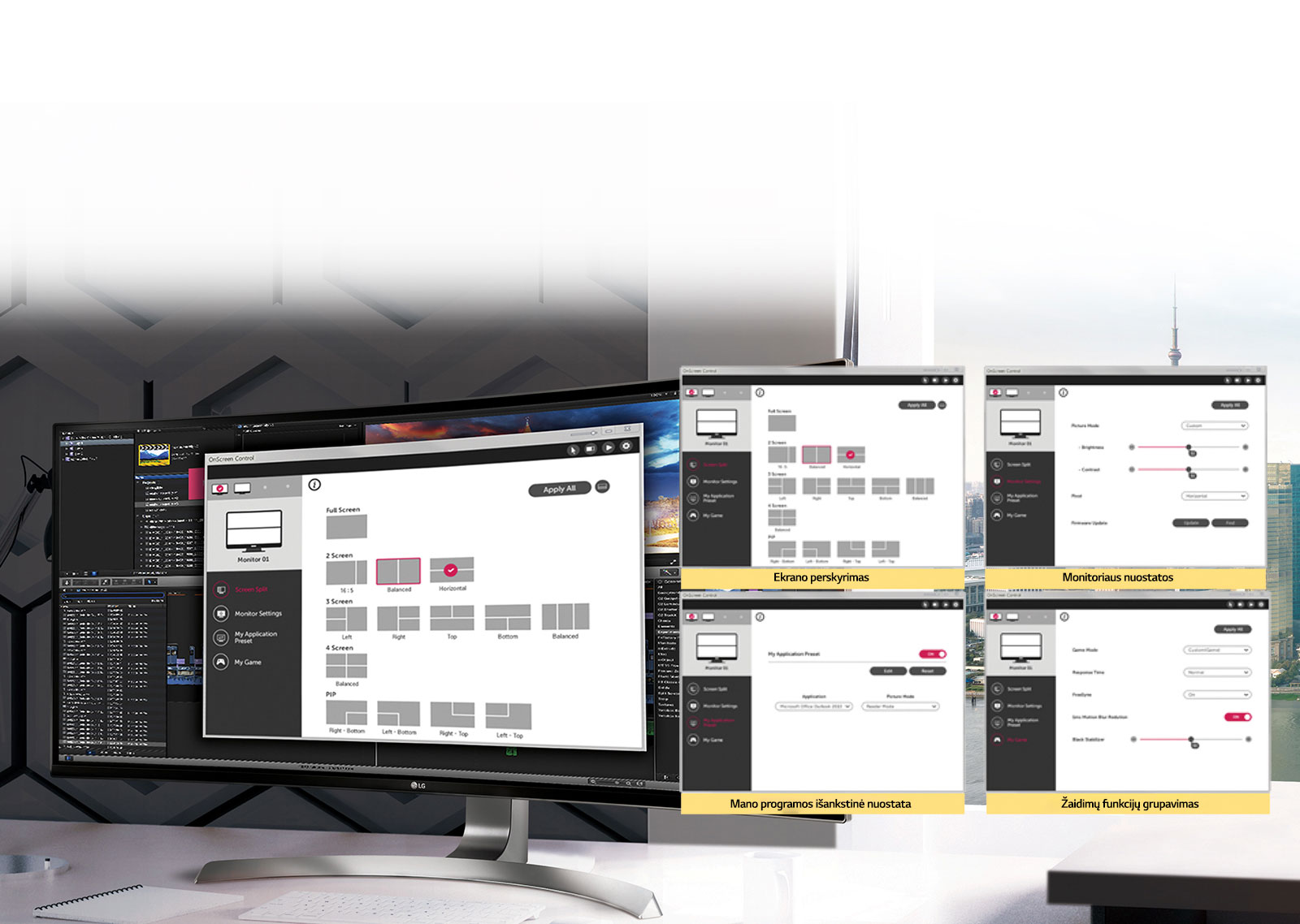 Universalumas ir našumas su „OnScreen Control 2.0“1
