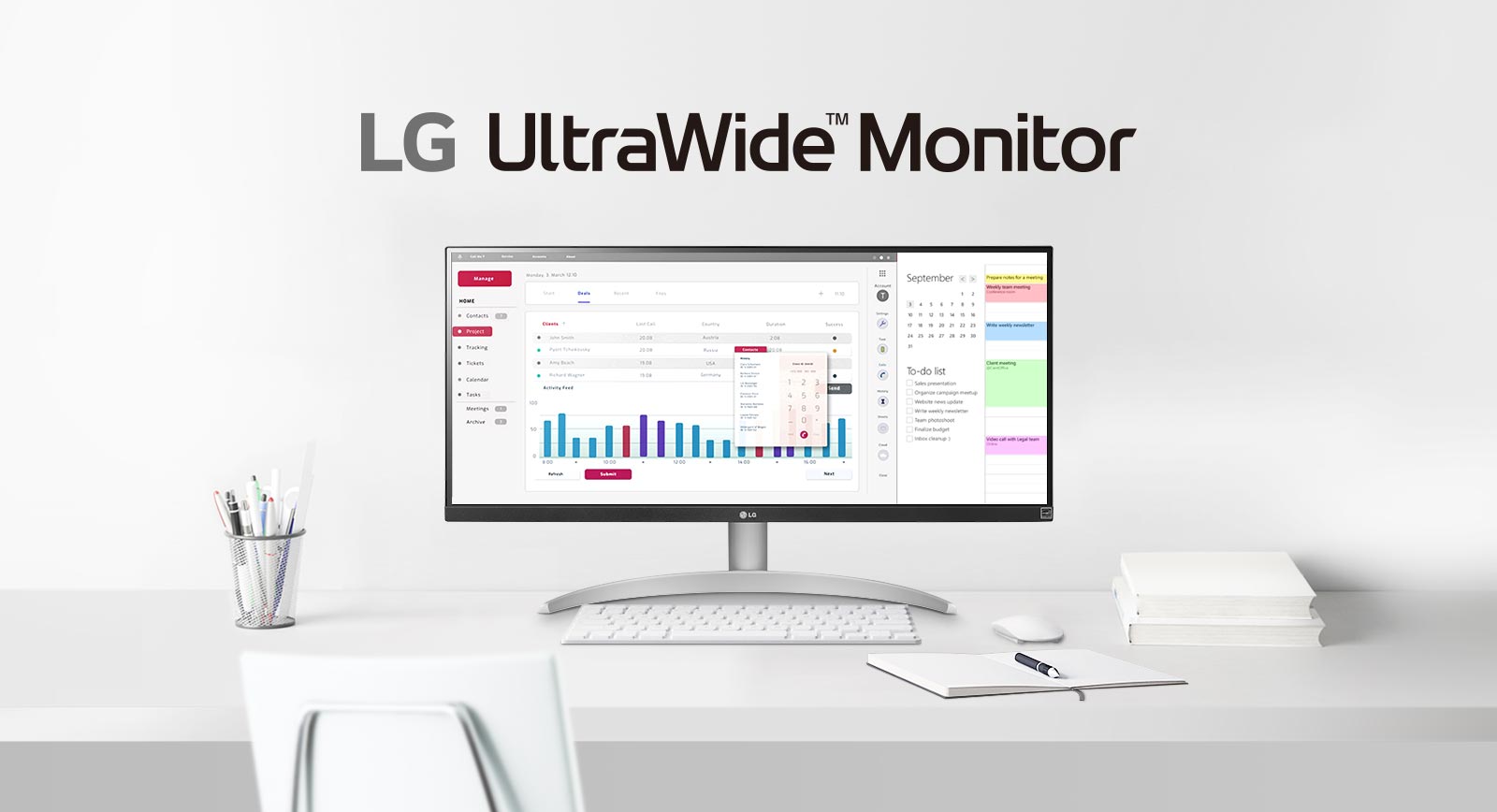 LG „UltraWide™“ monitorius