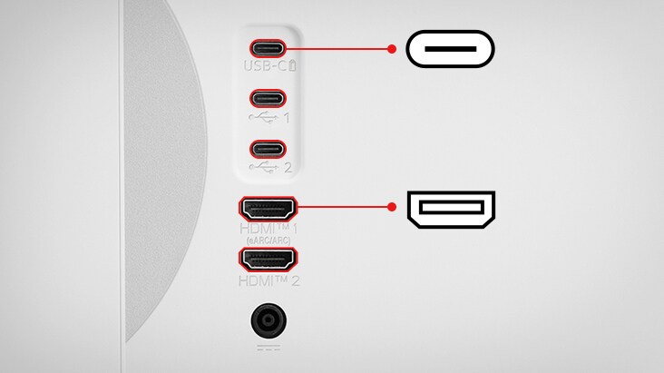 LG Smart Monitor turi tris USB ir du HDMI prievadus.