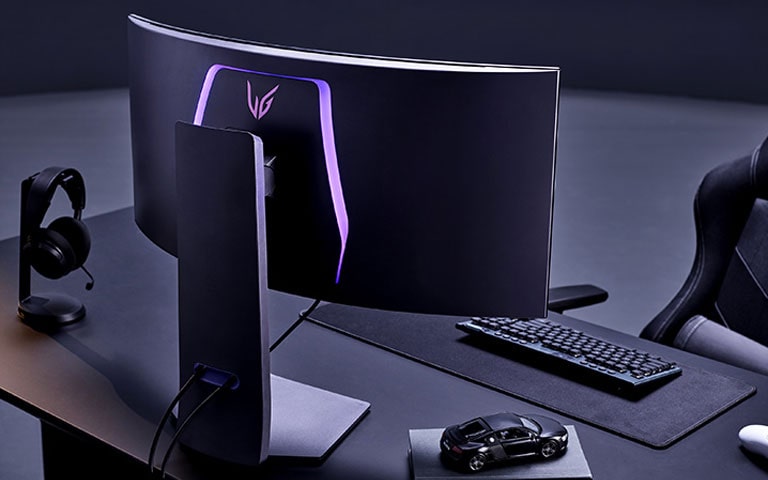 Produkto vaizdas su įjungta galine šviesa.