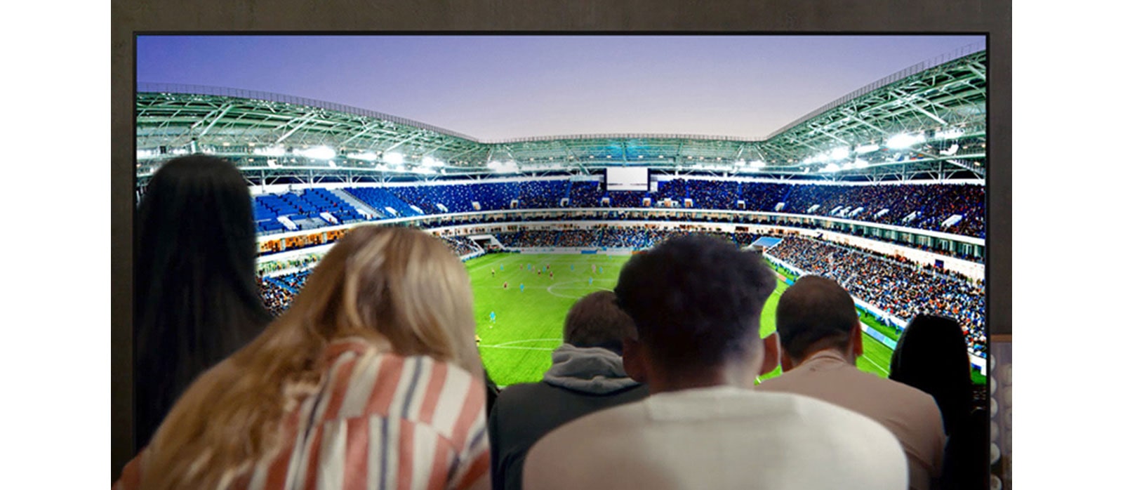 Gyvenimo būdo filmai apie įvairius žmonių, kurie LG OLED TV mėgaujasi tikroviškesniu sporto turinio vaizdu, tipus (paleiskite vaizdo įrašą)