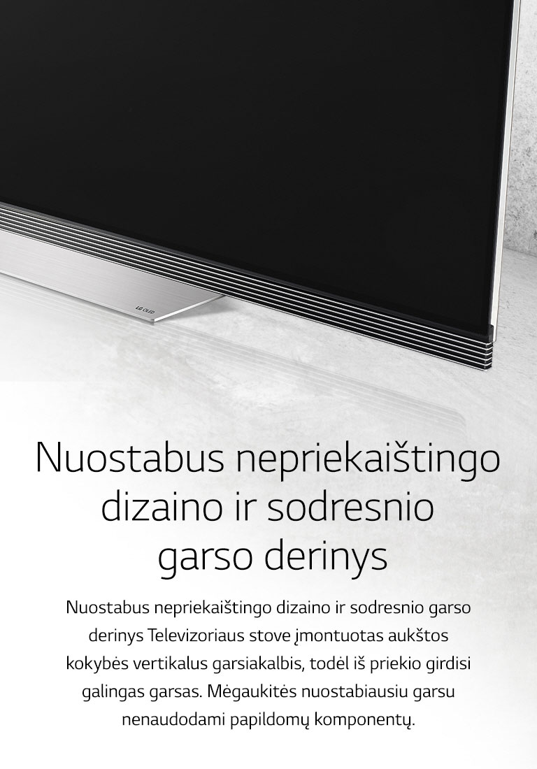 Nuostabus nepriekaištingo dizaino ir sodresnio garso derinys