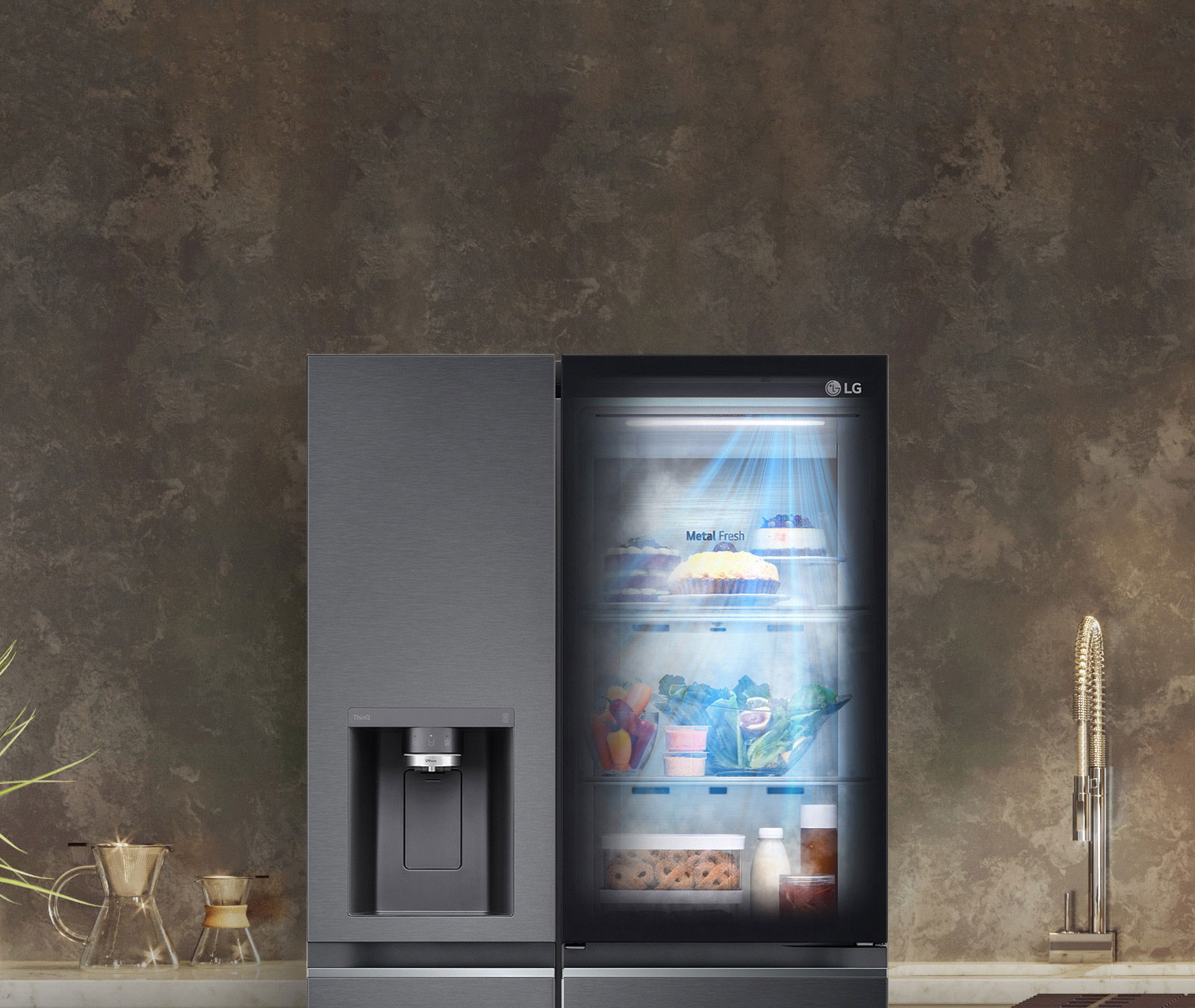 Užtikrina šviežumą tolygiau ir greičiau