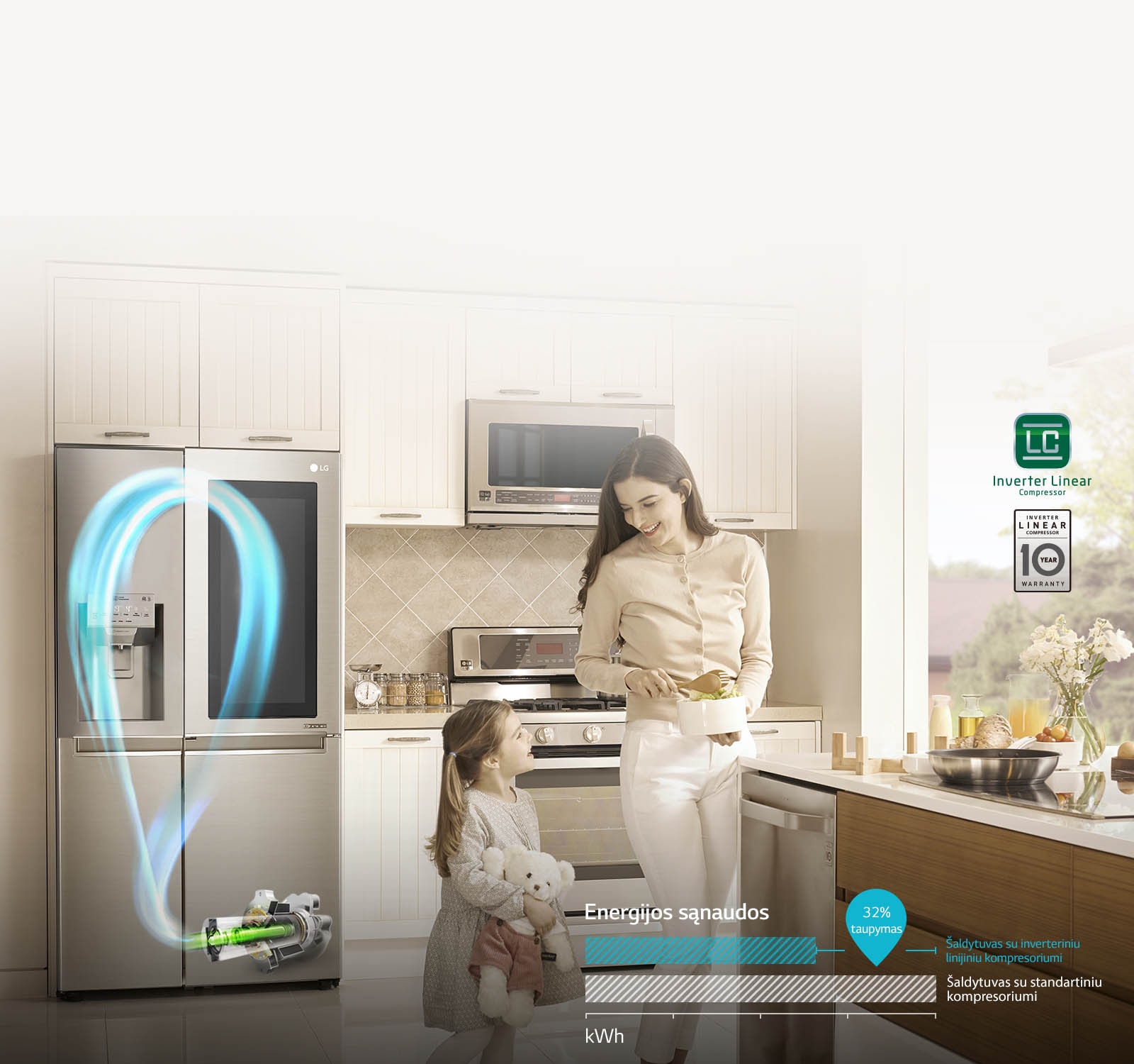 Inverterinis linijinis kompresorius TAUPO ENERGIJĄ3