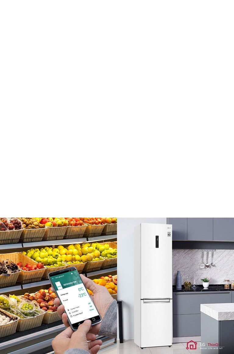 Šaldytuvo nustatymus reguliuokite nuotoliniu būdu4