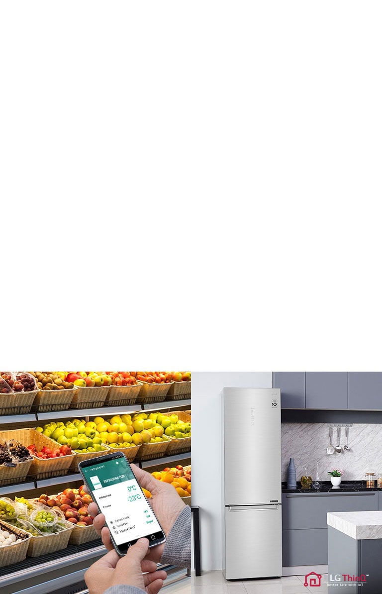 Šaldytuvo nustatymus reguliuokite nuotoliniu būdu4