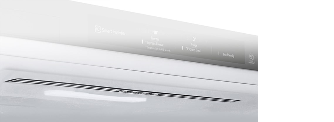 Švelnus LED apšvietimas, efektyviai paskirstantis šviesą po visą šaldytuvą ir palengvinantis akims matomumą.