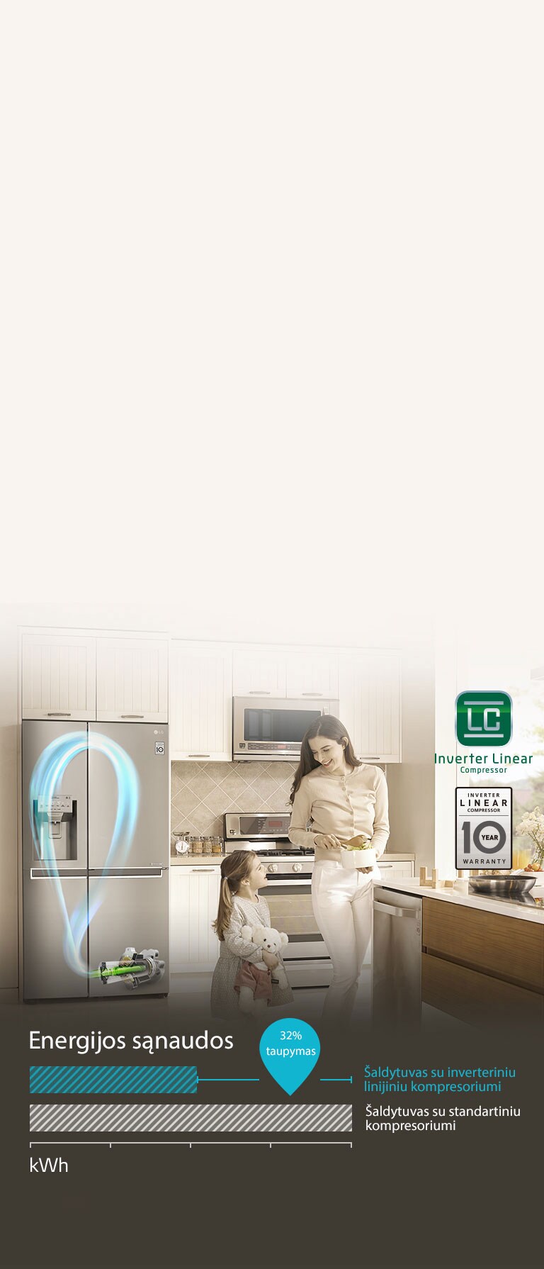 Inverterinis linijinis kompresorius TAUPO ENERGIJĄ4