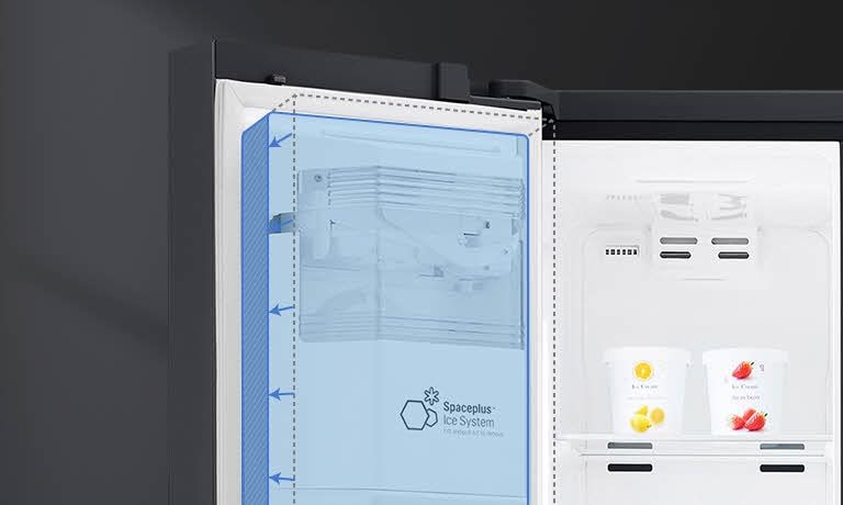 Ledo gaminimo sistema „SpacePlus™“2