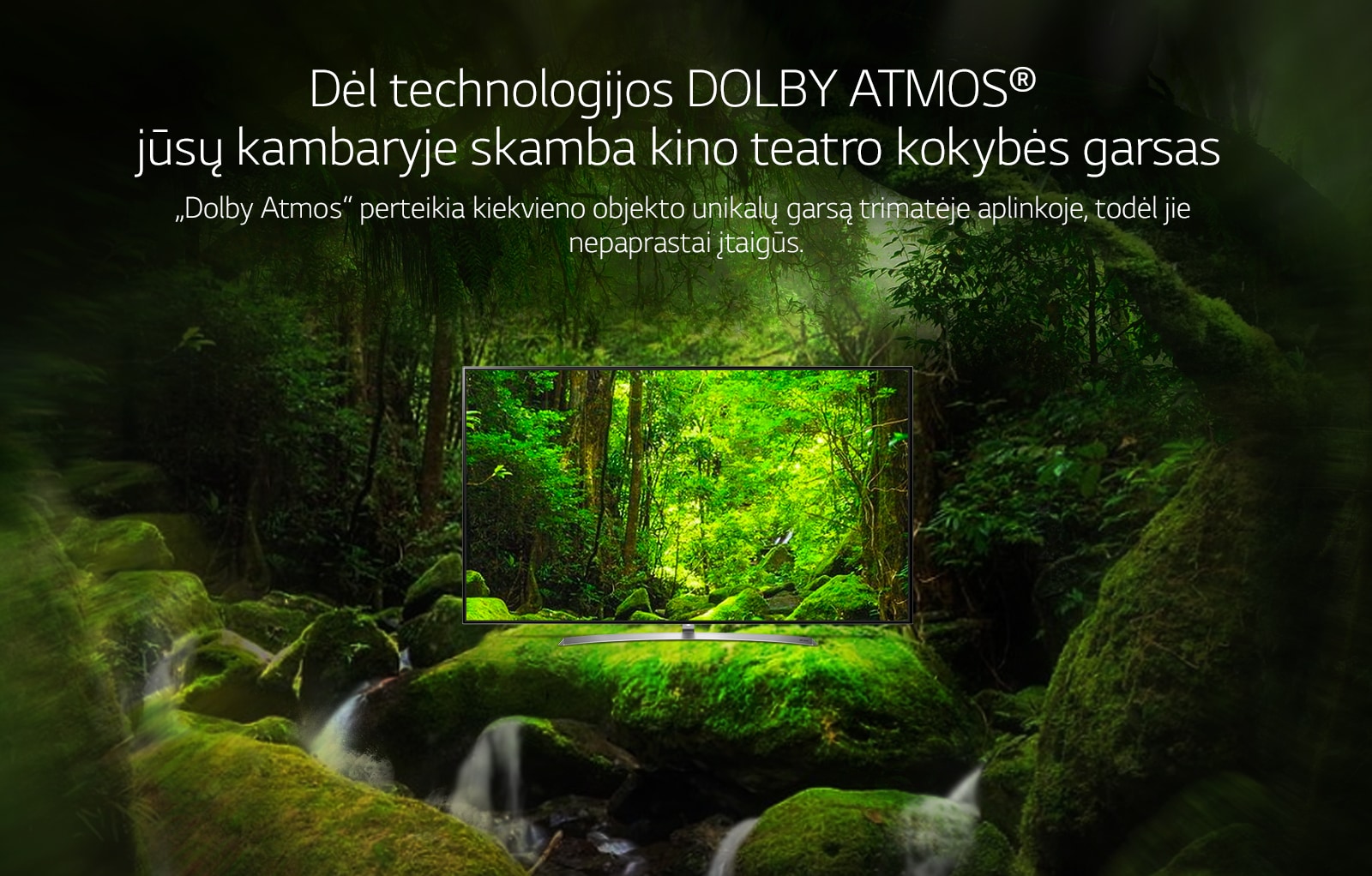 Įspūdinga kino teatro kokybės žiūrėjimo patirtis