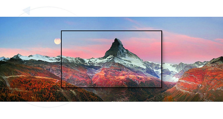 Kadras su didingo kalno kraštovaizdžiu (leisti vaizdo įrašą)