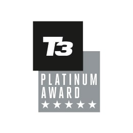 „T3 - Platinum Award“ logotipas.
