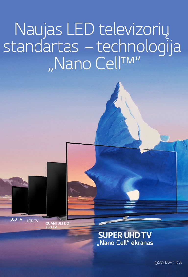 Naujas LED televizorių standartas – technologija „Nano Cell™