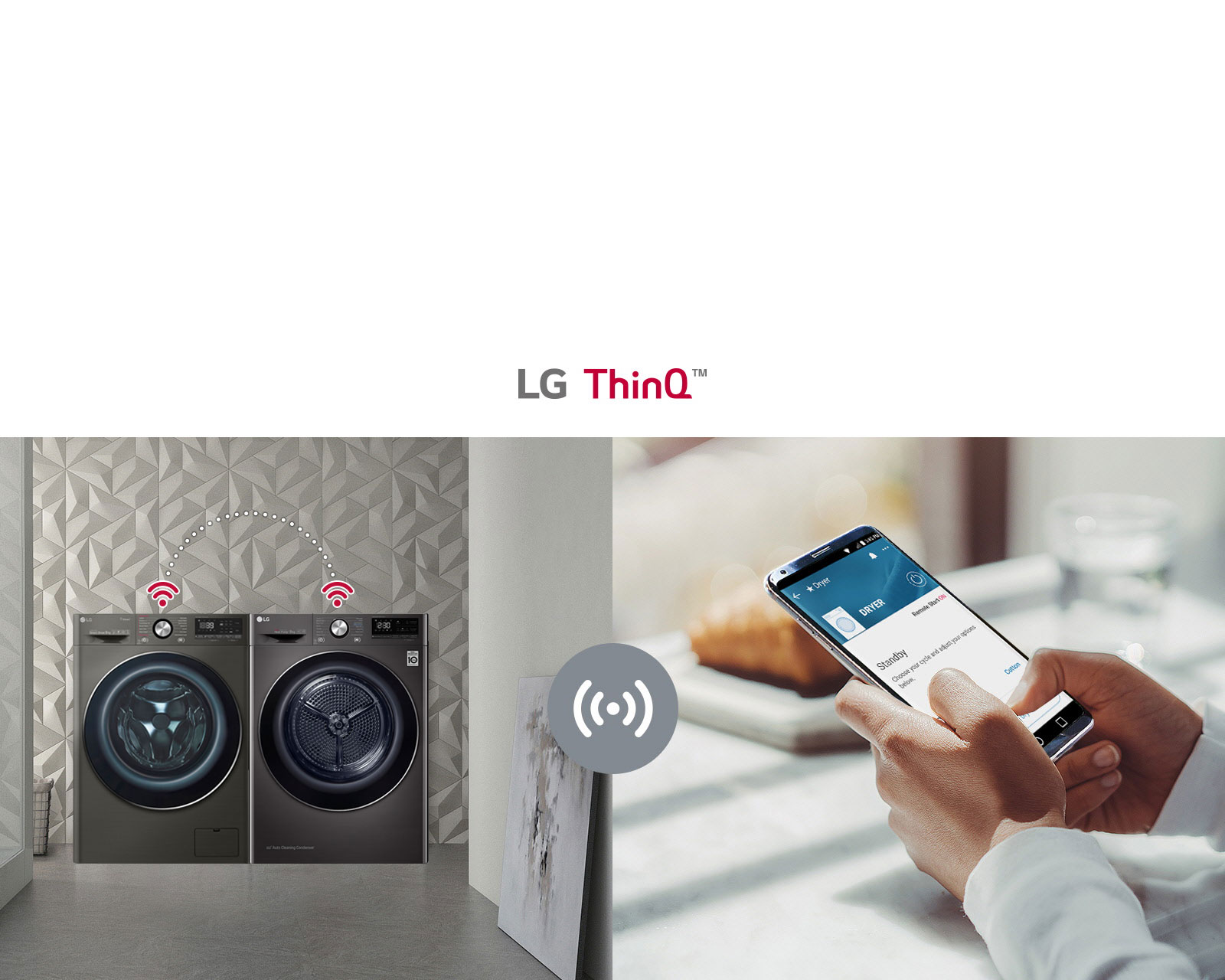 Tobulas sinchronizavimas su „ThinQ™“3