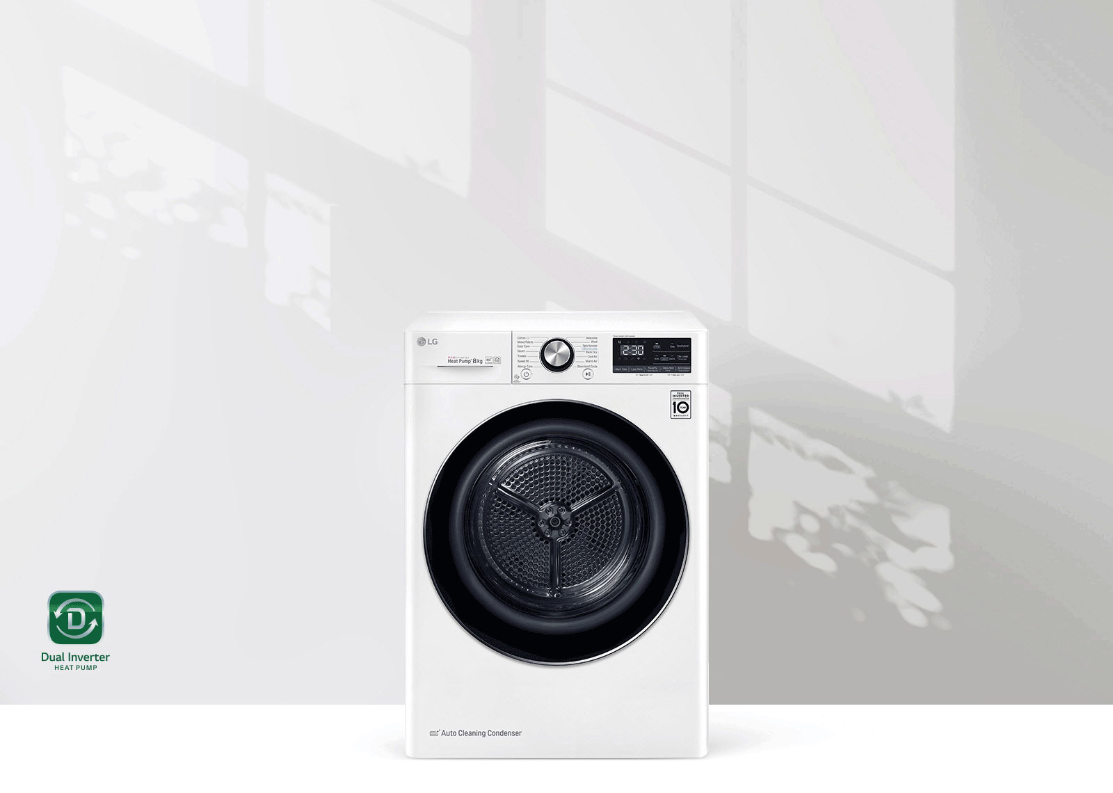 Džiovyklė „DUAL Inverter Heat Pump™“