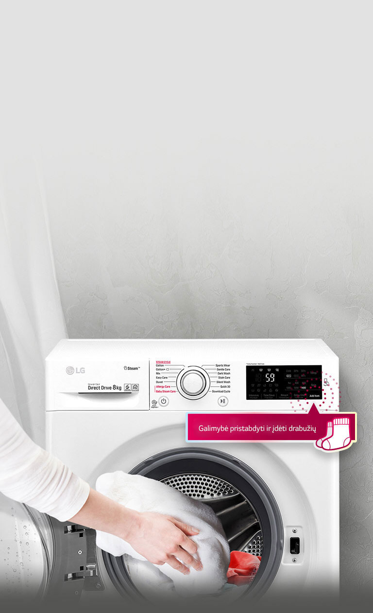 Galimybė pristabdyti ir įdėti drabužių2