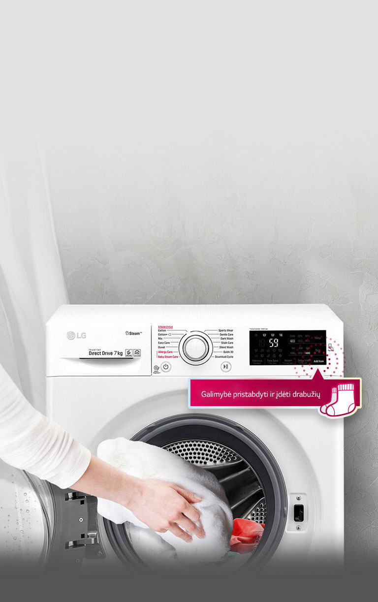 Galimybė pristabdyti ir įdėti drabužių2