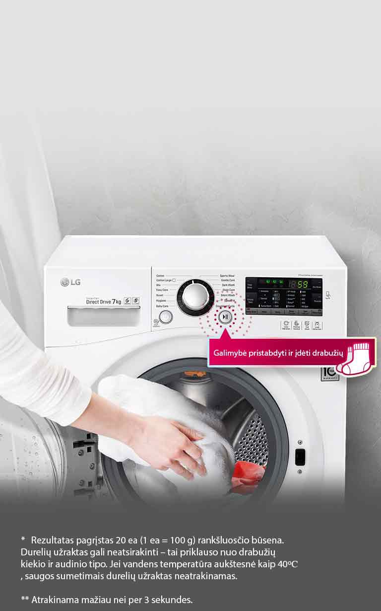 Galimybė pristabdyti ir įdėti drabužių2