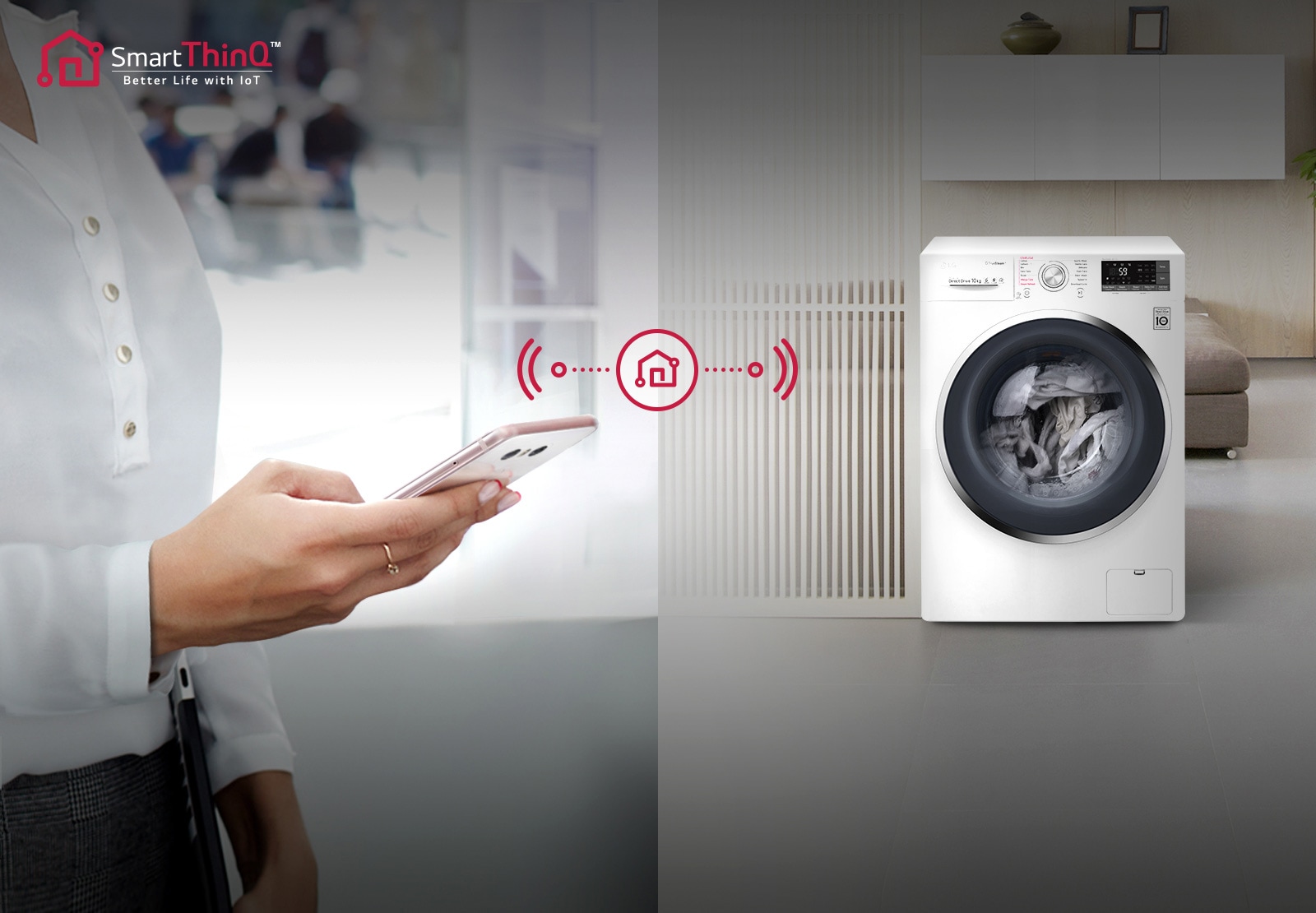 Patogumą užtikrina išmanioji „SmartThinQ™“<br>1