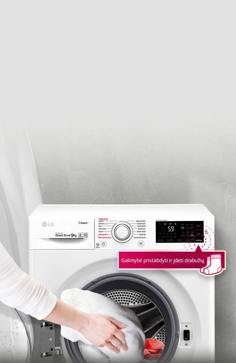 Galimybė pristabdyti ir įdėti drabužių2