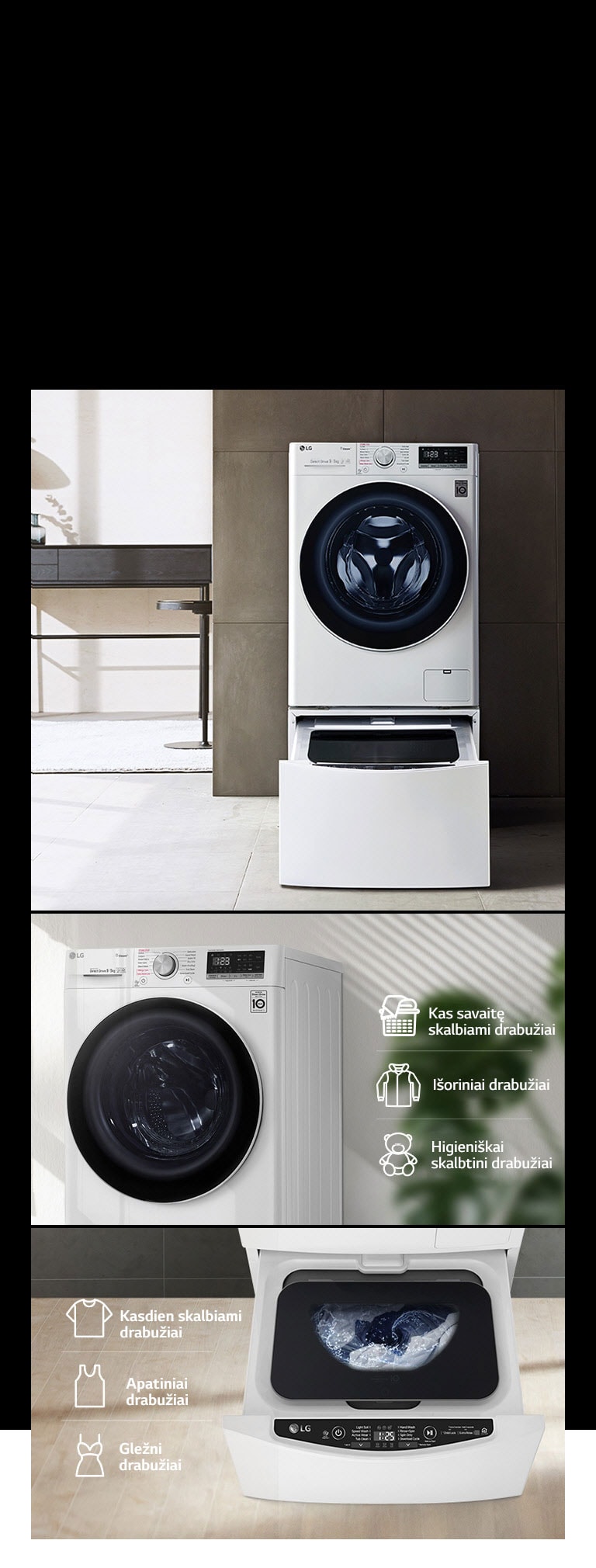 Gali veikti su „TWINWash™ Mini“2