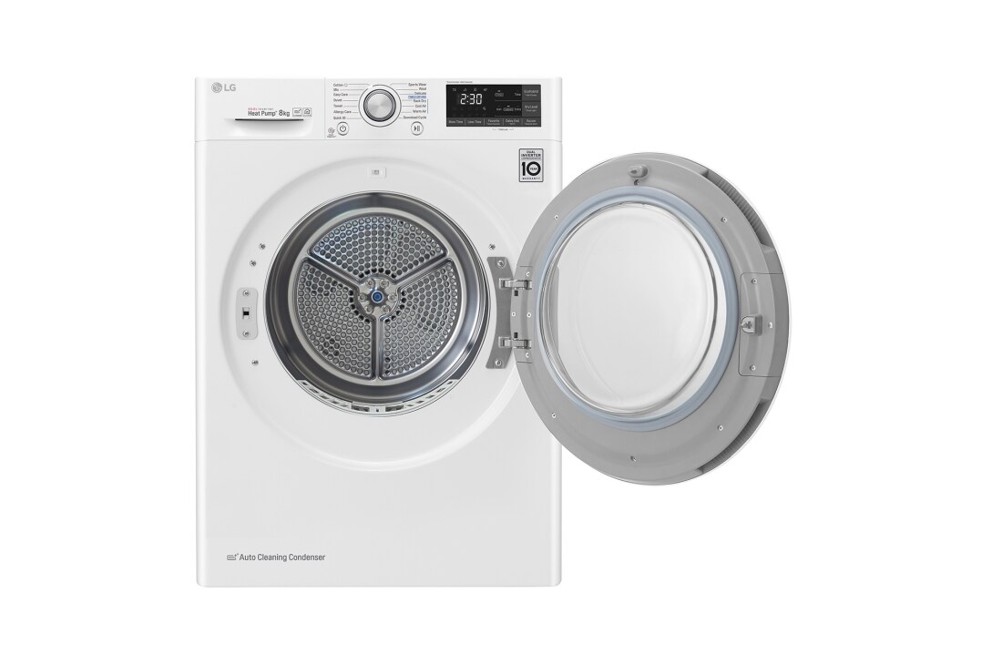 LG 8kg džiovinimo mašina,-10% klasė, RC80U2AV3W, thumbnail 3