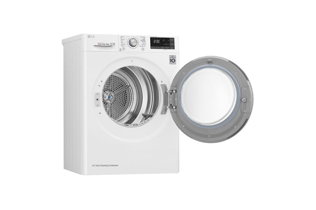LG 8kg džiovinimo mašina,-10% klasė, RC80U2AV3W, thumbnail 4