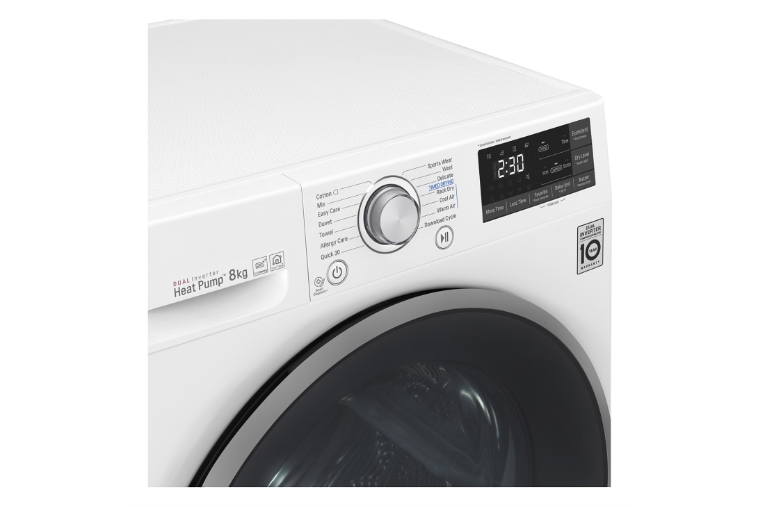 LG 9kg džiovinimo mašina, RC90U2AV2W, thumbnail 11